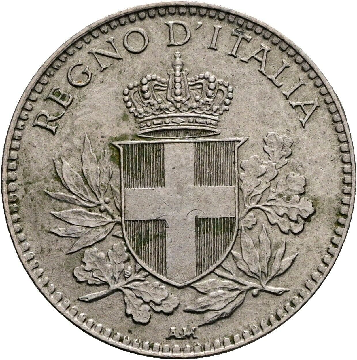 20 Centesimi Victor Emmanuel III. (1900-1946) 1919 – Rückseite
