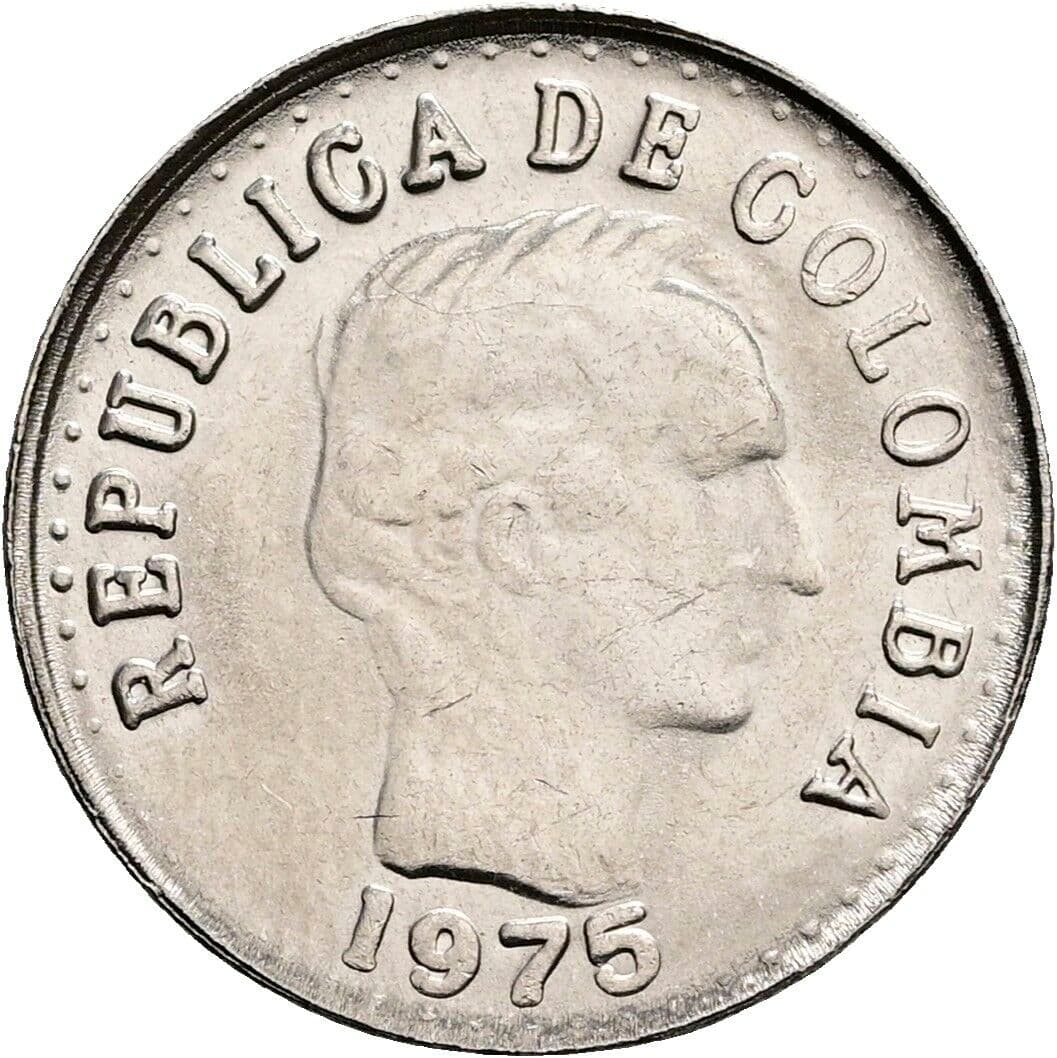 10 Centavos 1975 – Rückseite