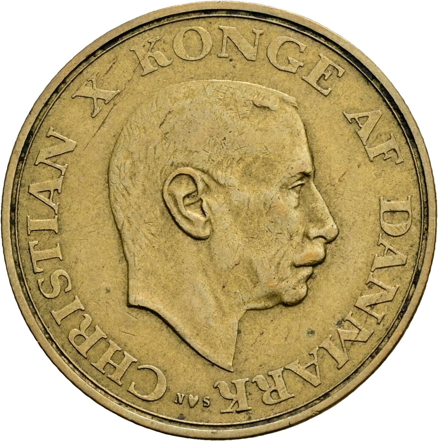 1 Krone Christian X. 1912-1947 1944 – Rückseite