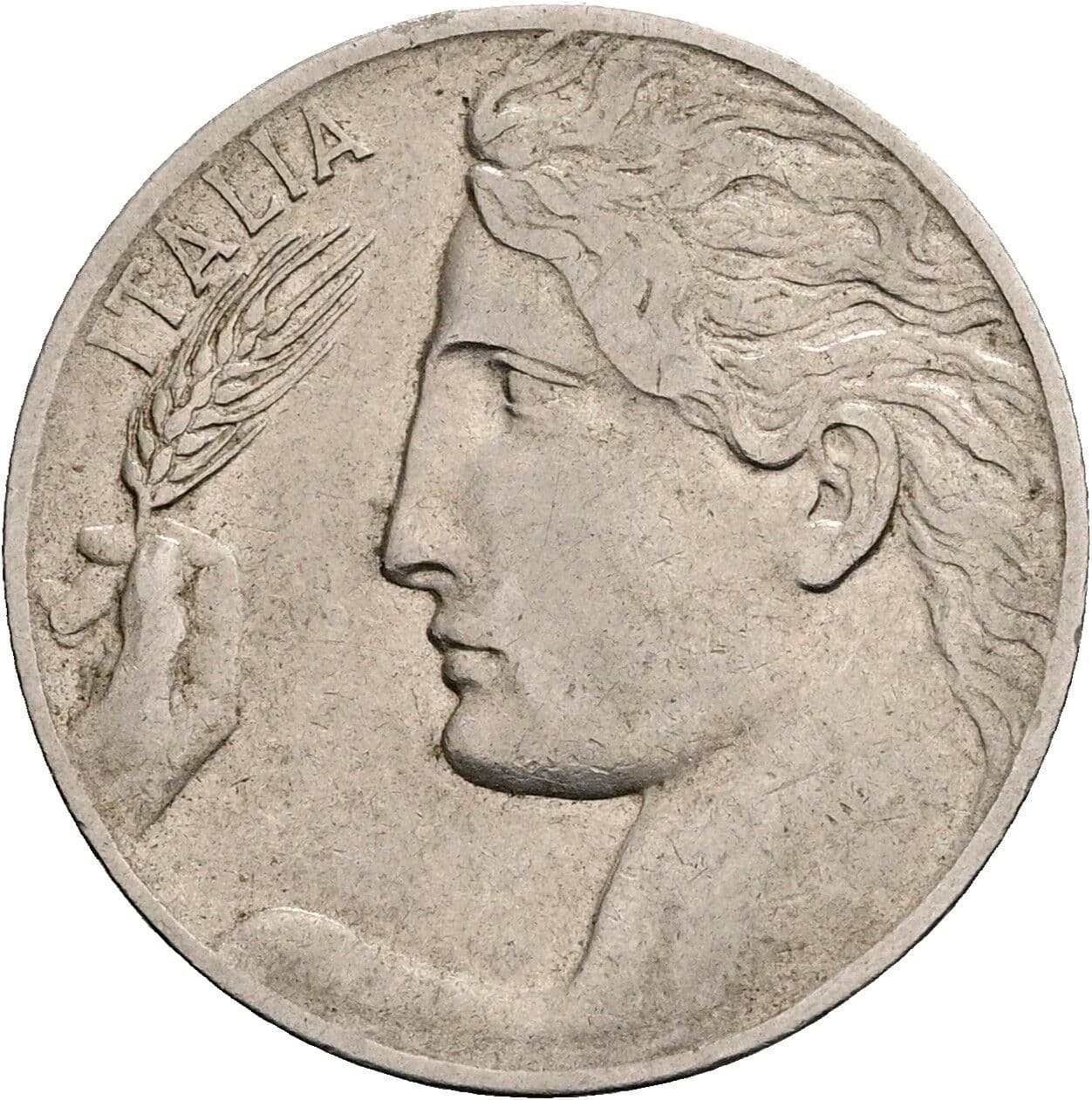 20 Centesimi Vittorio Emanuele III. 1900-1946 1908 – Vorderseite