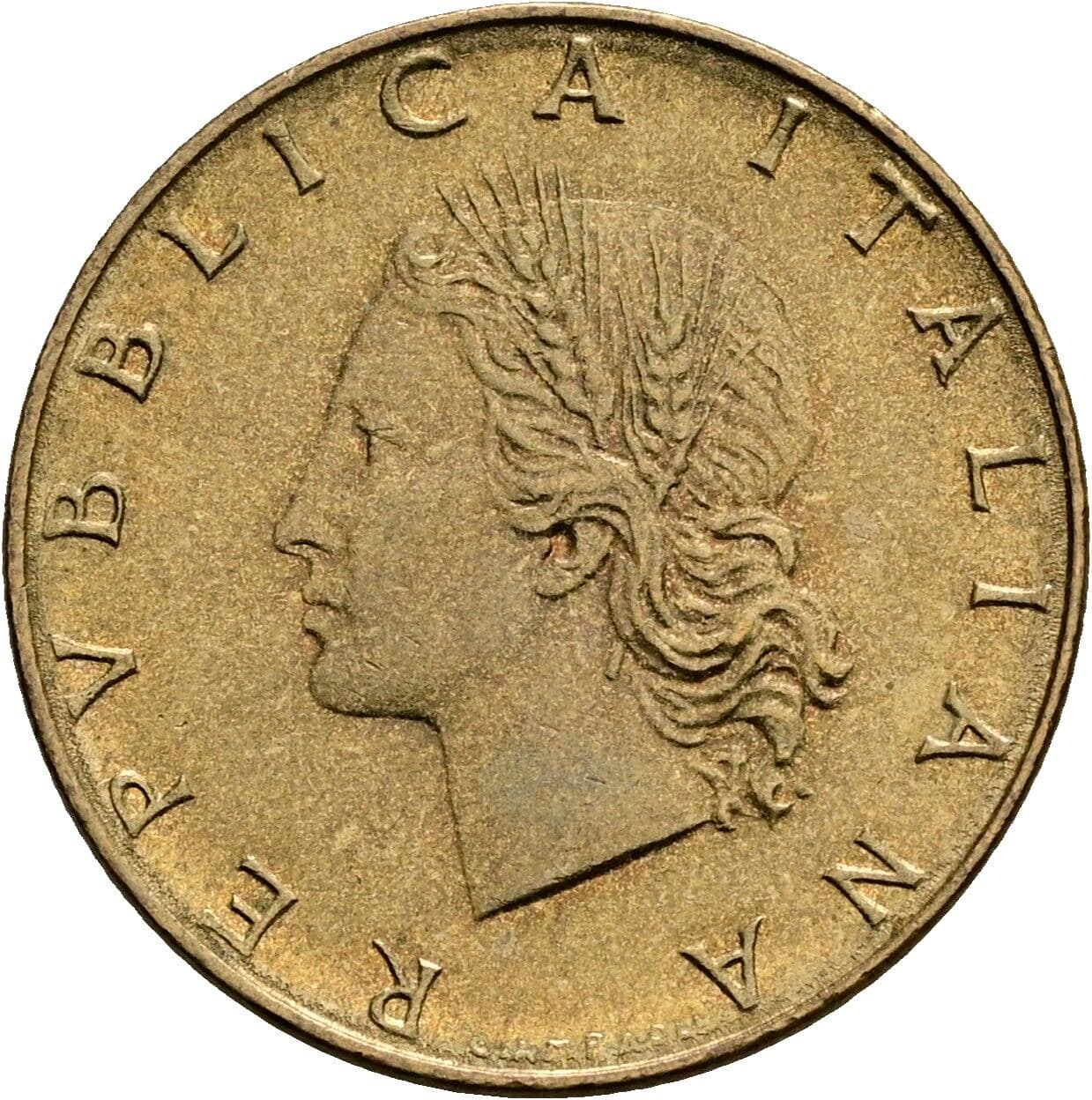 20 Lire 1976 – Vorderseite