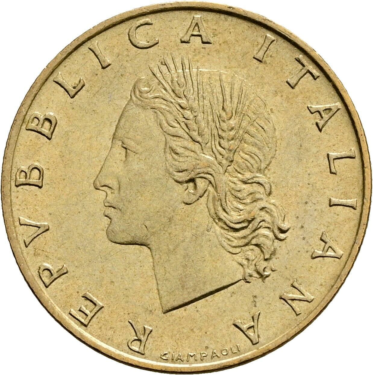 20 Lire 1972 – Vorderseite
