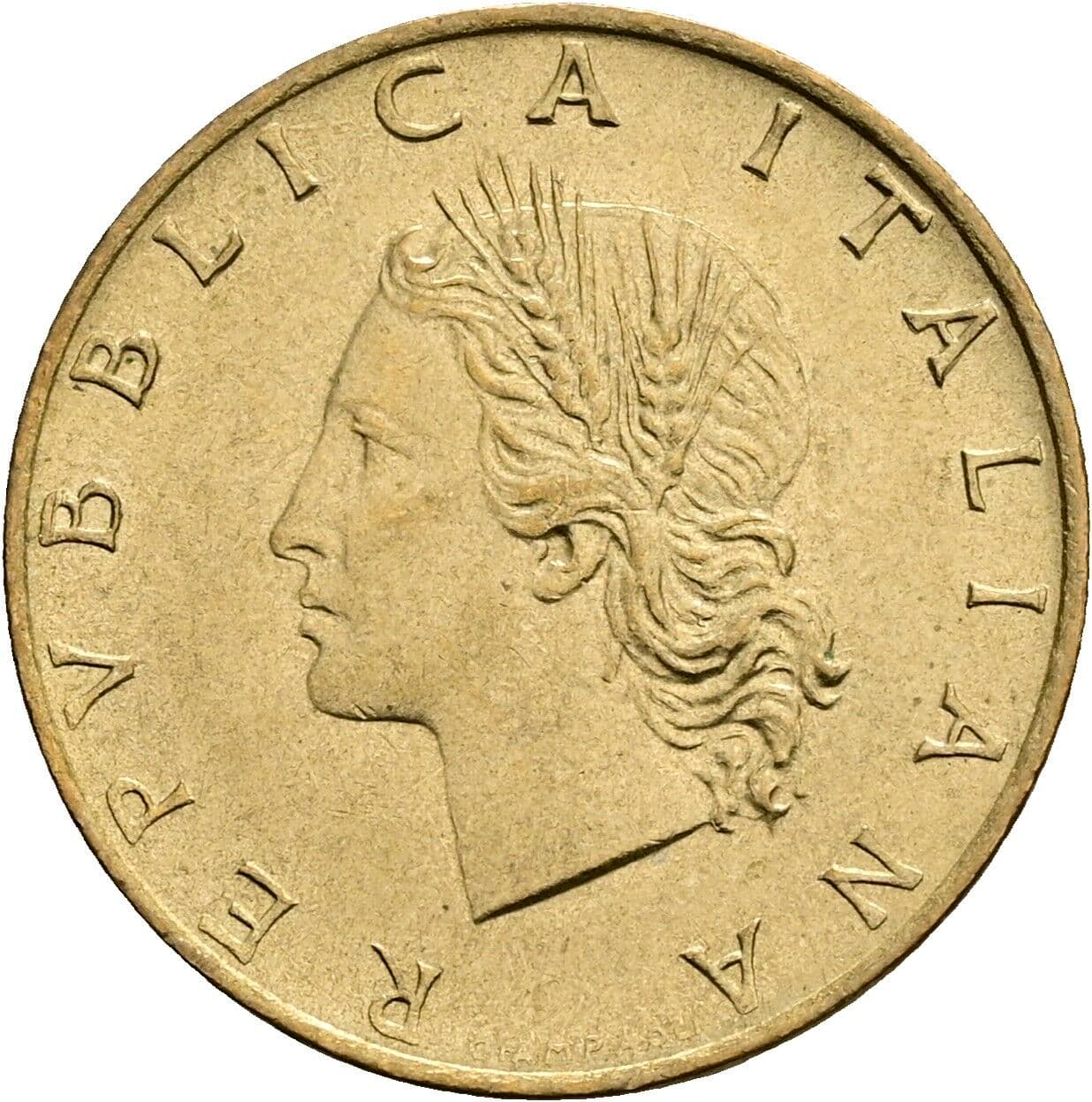 20 Lire 1986 – Vorderseite