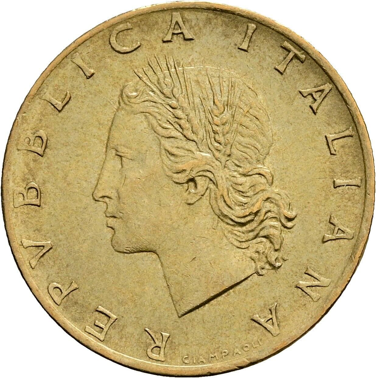 20 Lire 1981 – Vorderseite