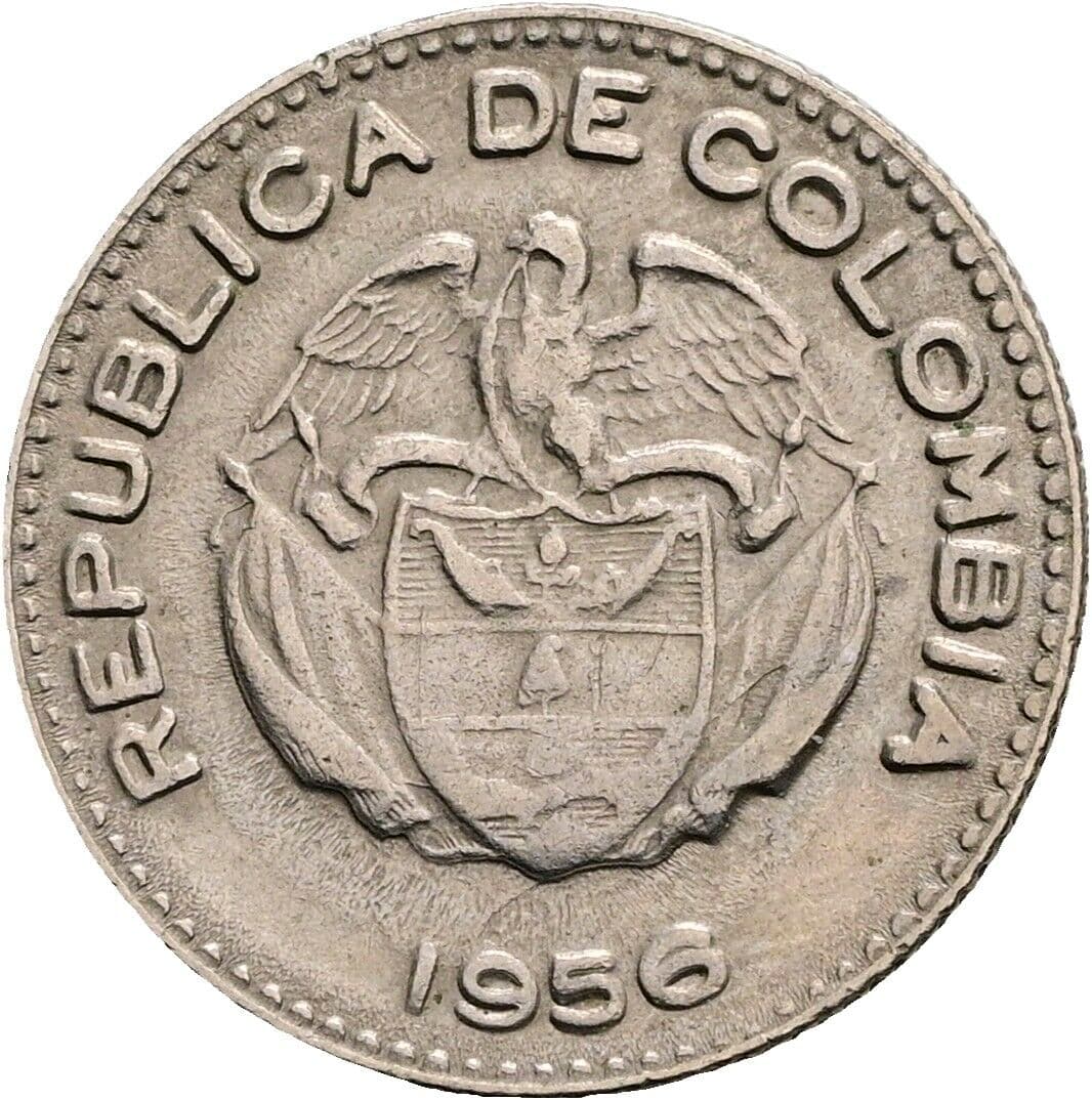 10 Centavos 1956 – Rückseite