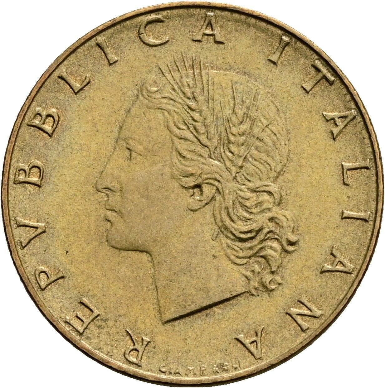 20 Lire 1976 – Vorderseite