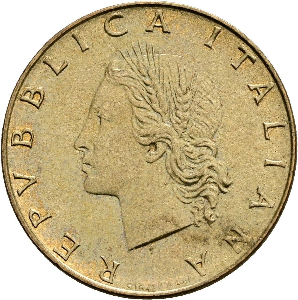 20 Lire 1979 – Vorderseite