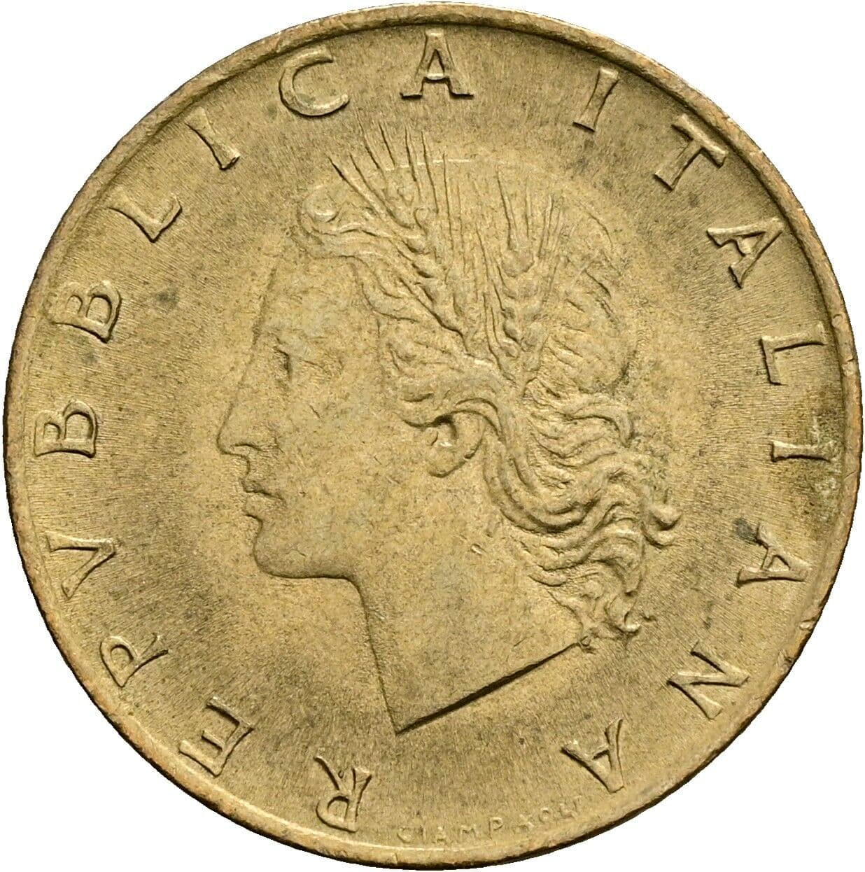 20 Lire 1982 – Vorderseite