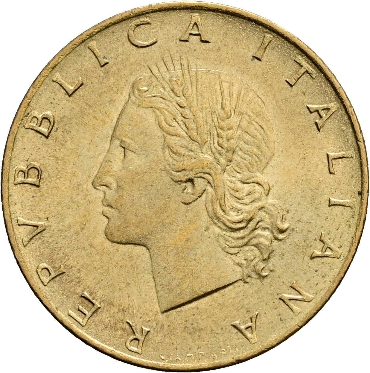 20 Lire 1981 – Vorderseite
