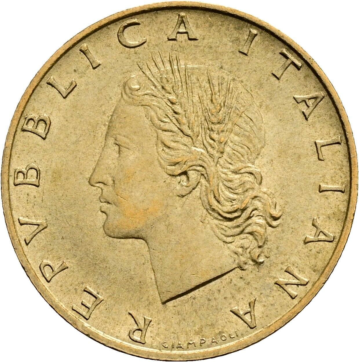 20 Lire 1983 – Vorderseite