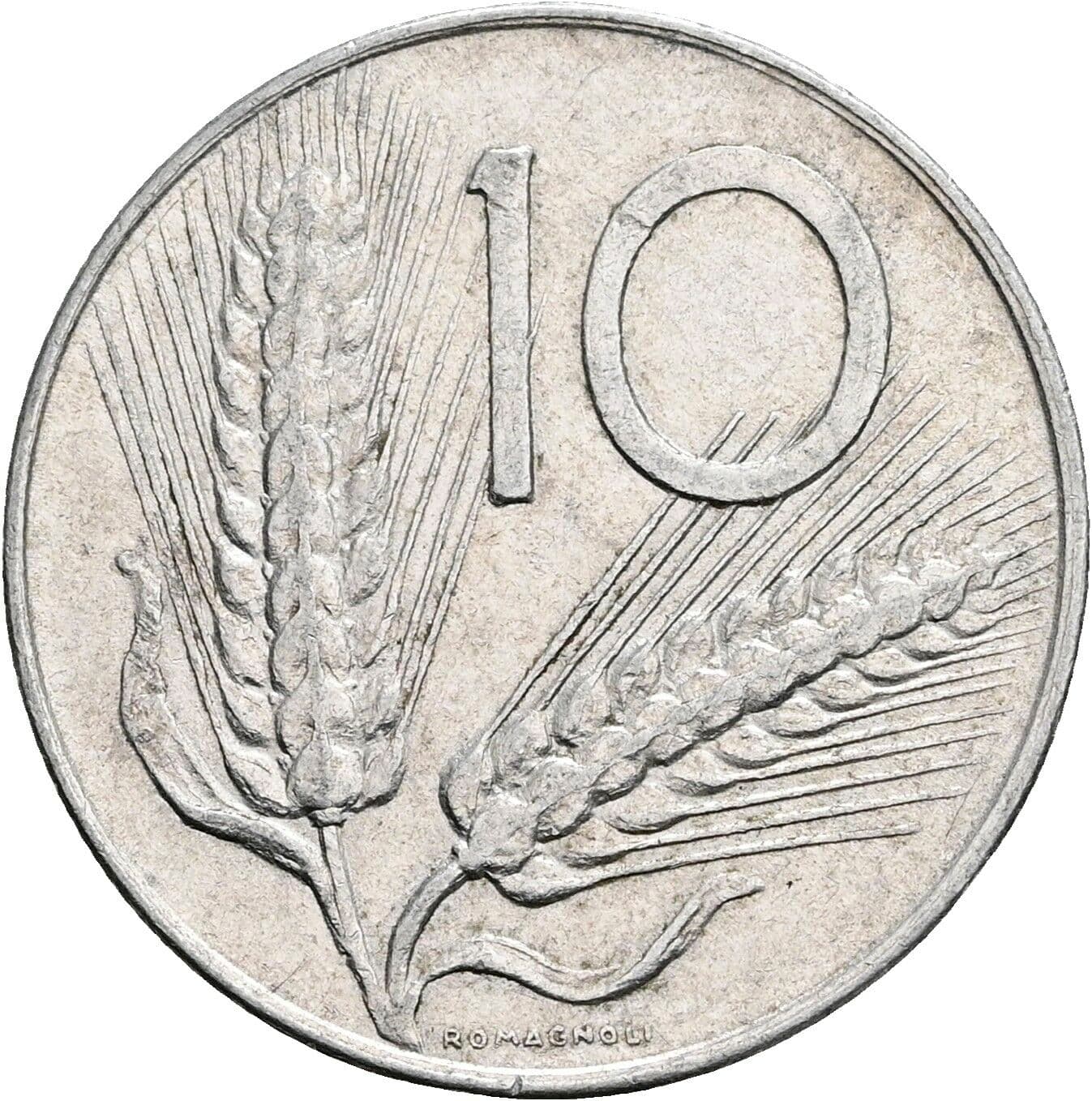 10 Lire 1977 – Vorderseite