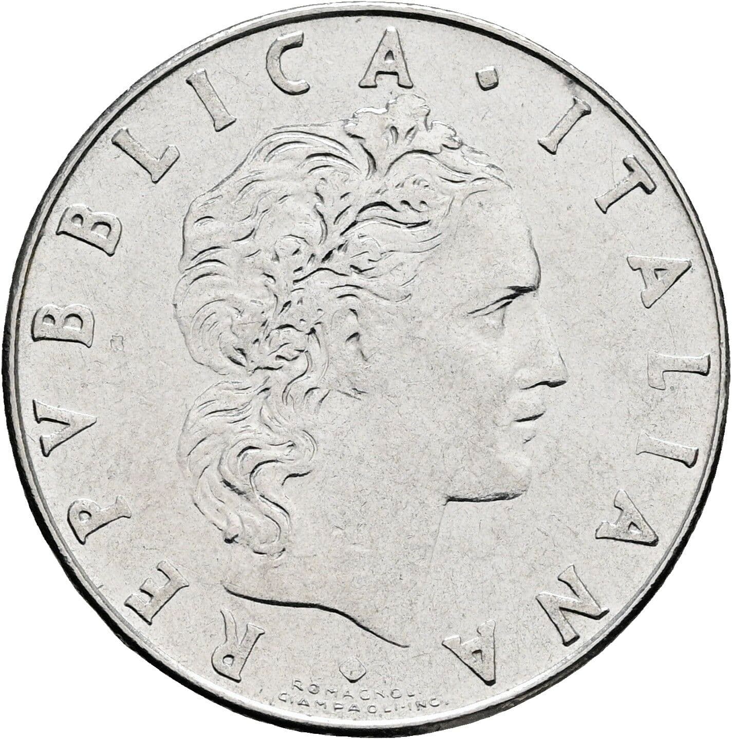 50 Lire 1979 – Vorderseite