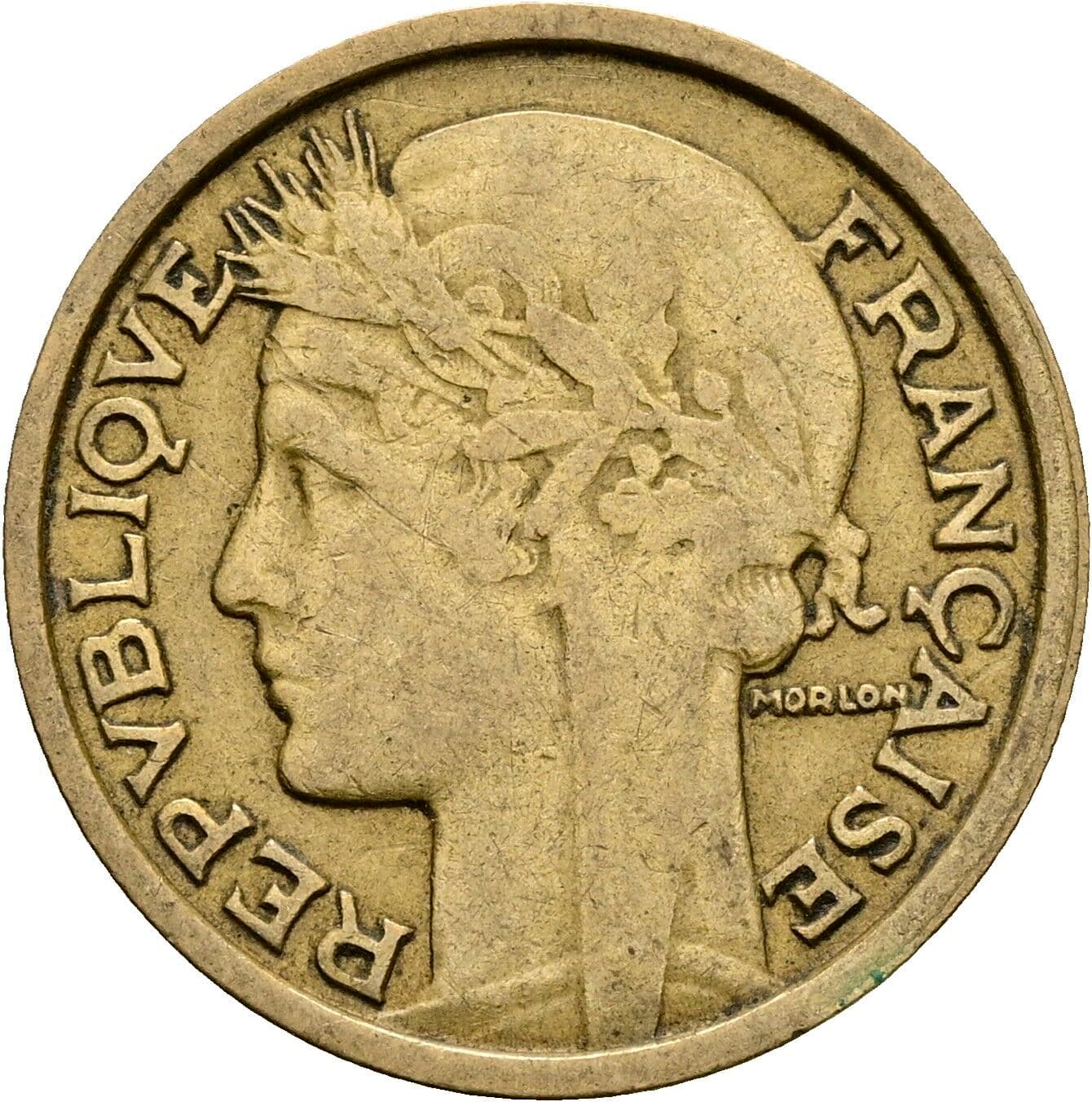 1 Franc 1932 – Rückseite