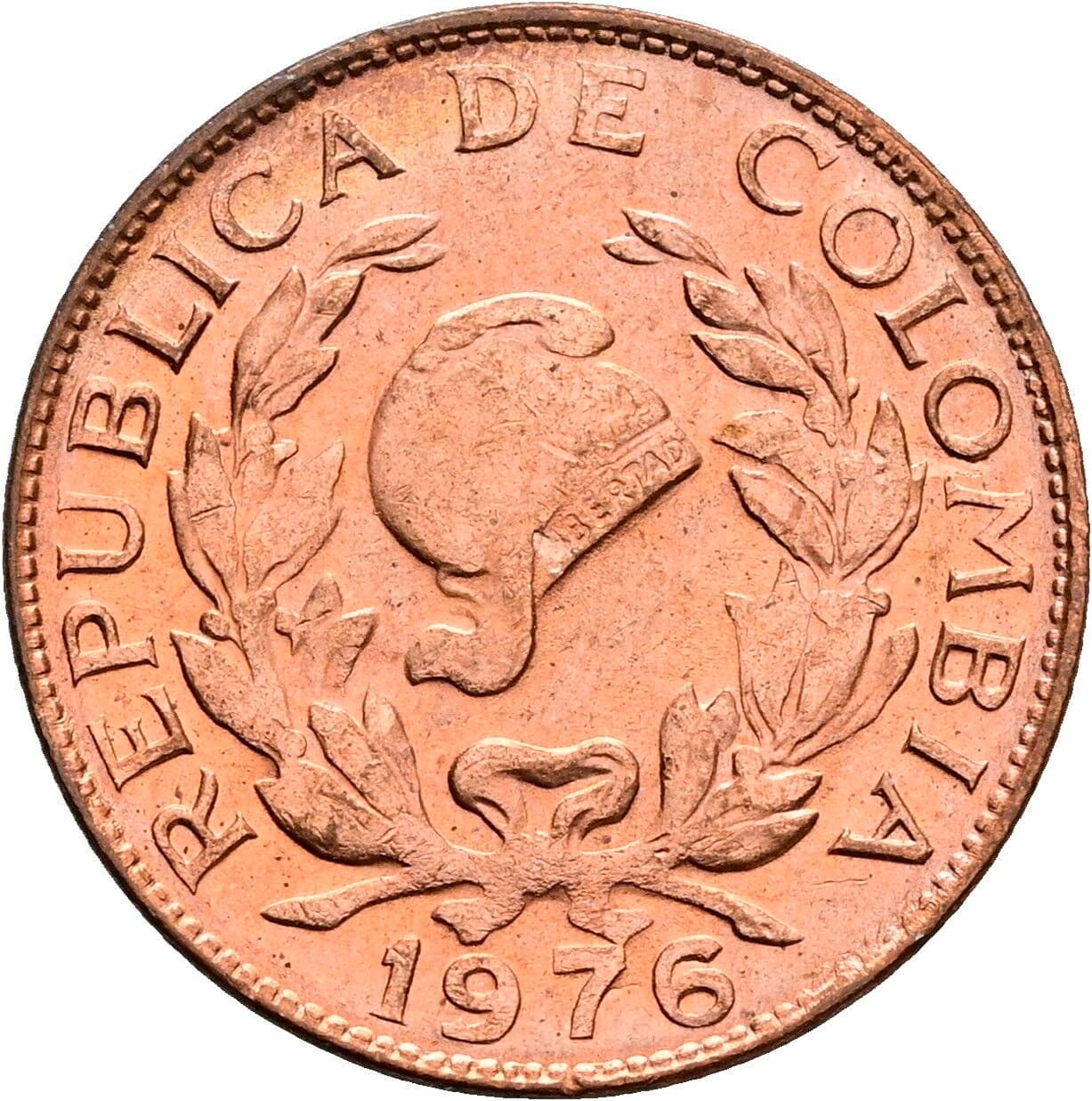 5 Centavos 1976 – Rückseite