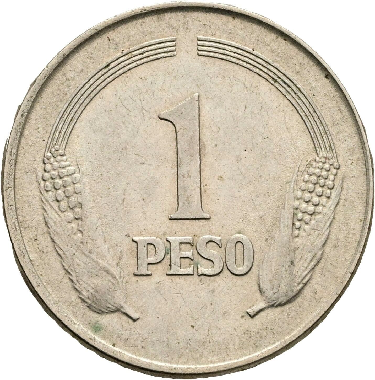 1 Peso 1975 – Rückseite
