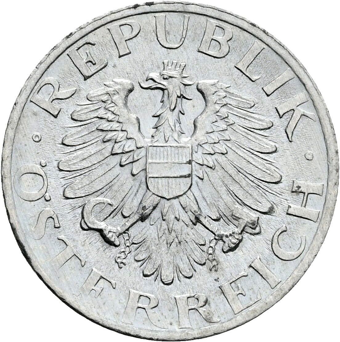 5 Groschen 1990 – Rückseite