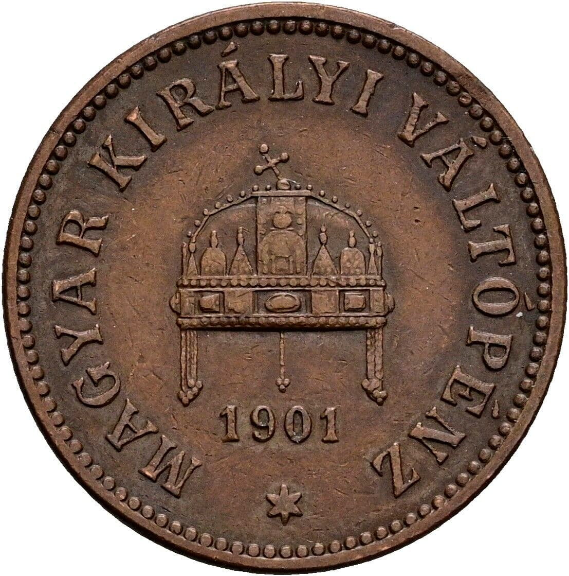 2 Filler Franz Joseph I. 1848-1916 1901 KB, Kremnitz – Rückseite