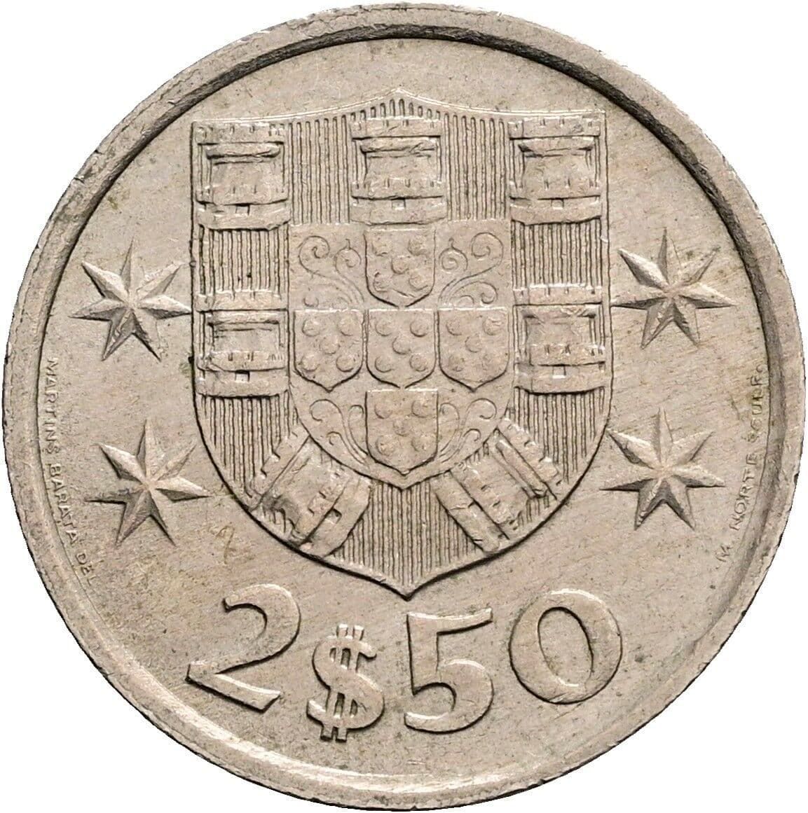 2 1/2 Escudos
