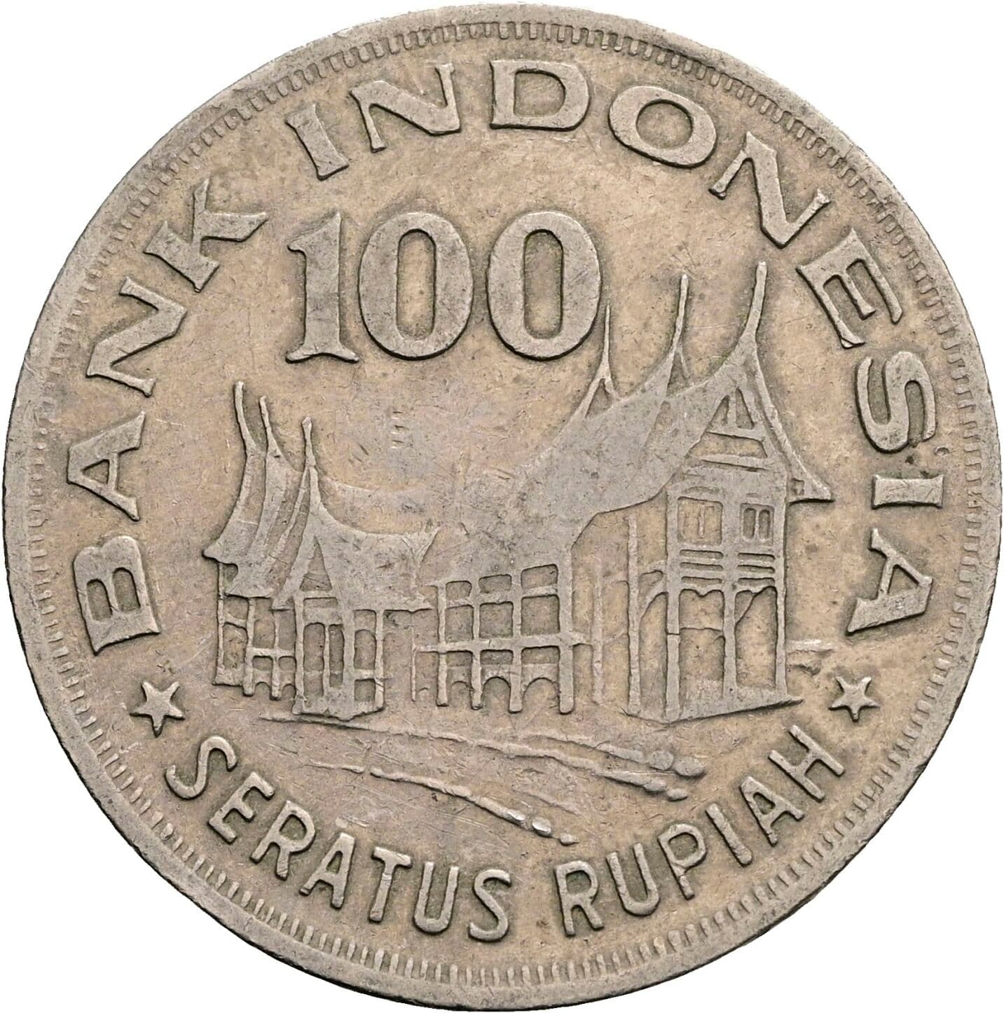100 Rupiah 1978 – Vorderseite