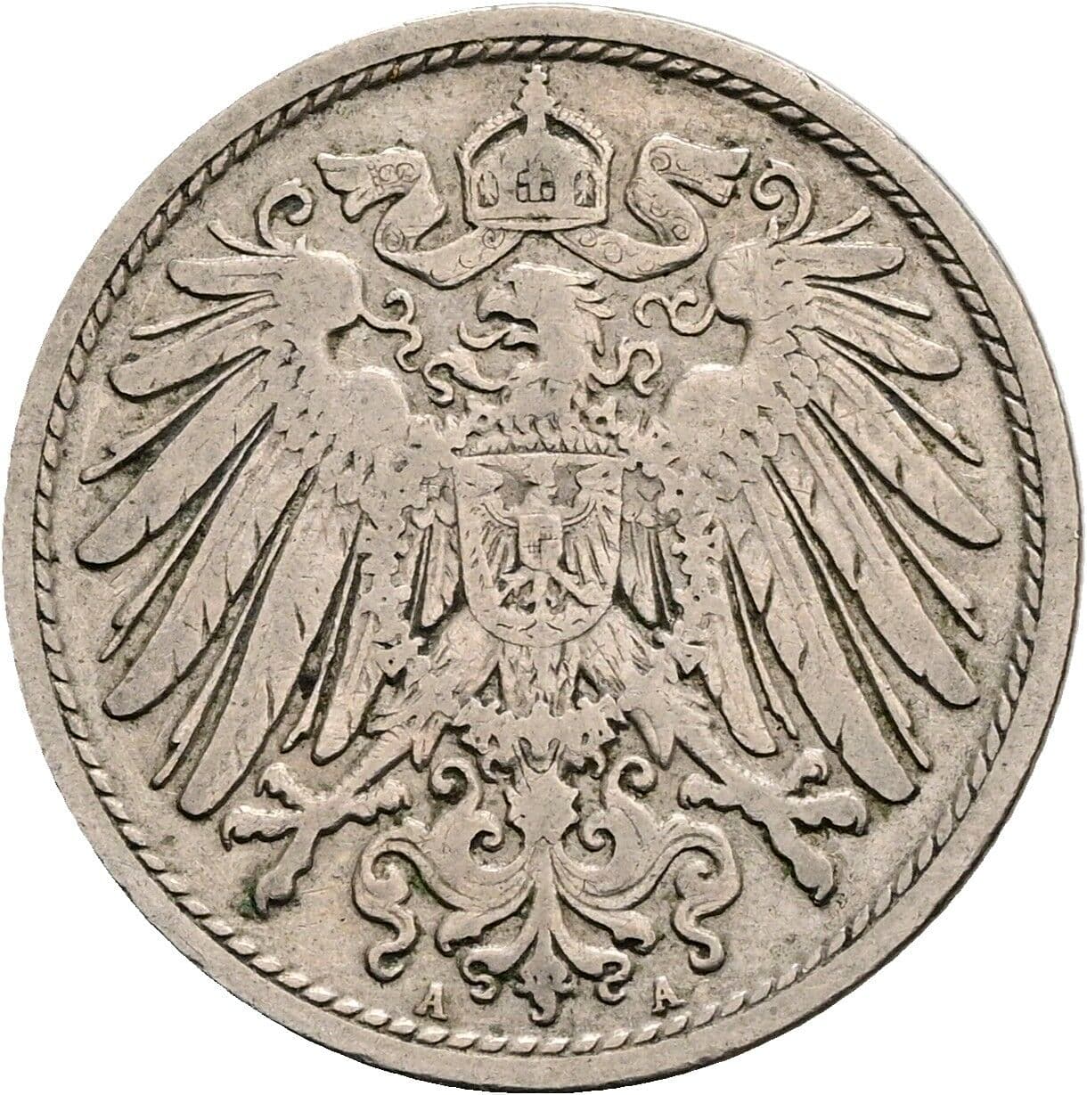 10 Pfennig 1903 A – Rückseite