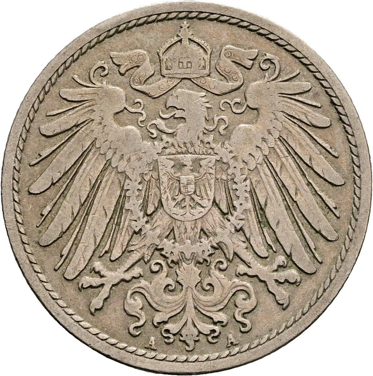 10 Pfennig 1903 A – Rückseite