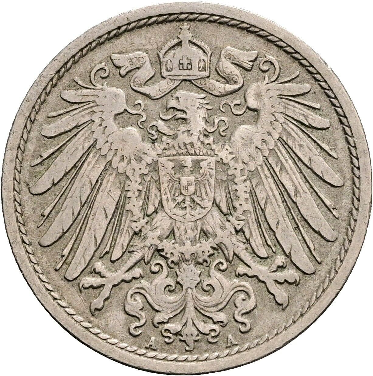 10 Pfennig 1903 A – Rückseite