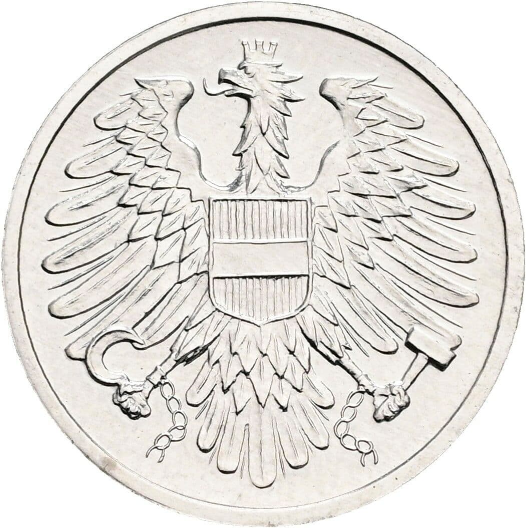 2 Groschen 1990 – Rückseite