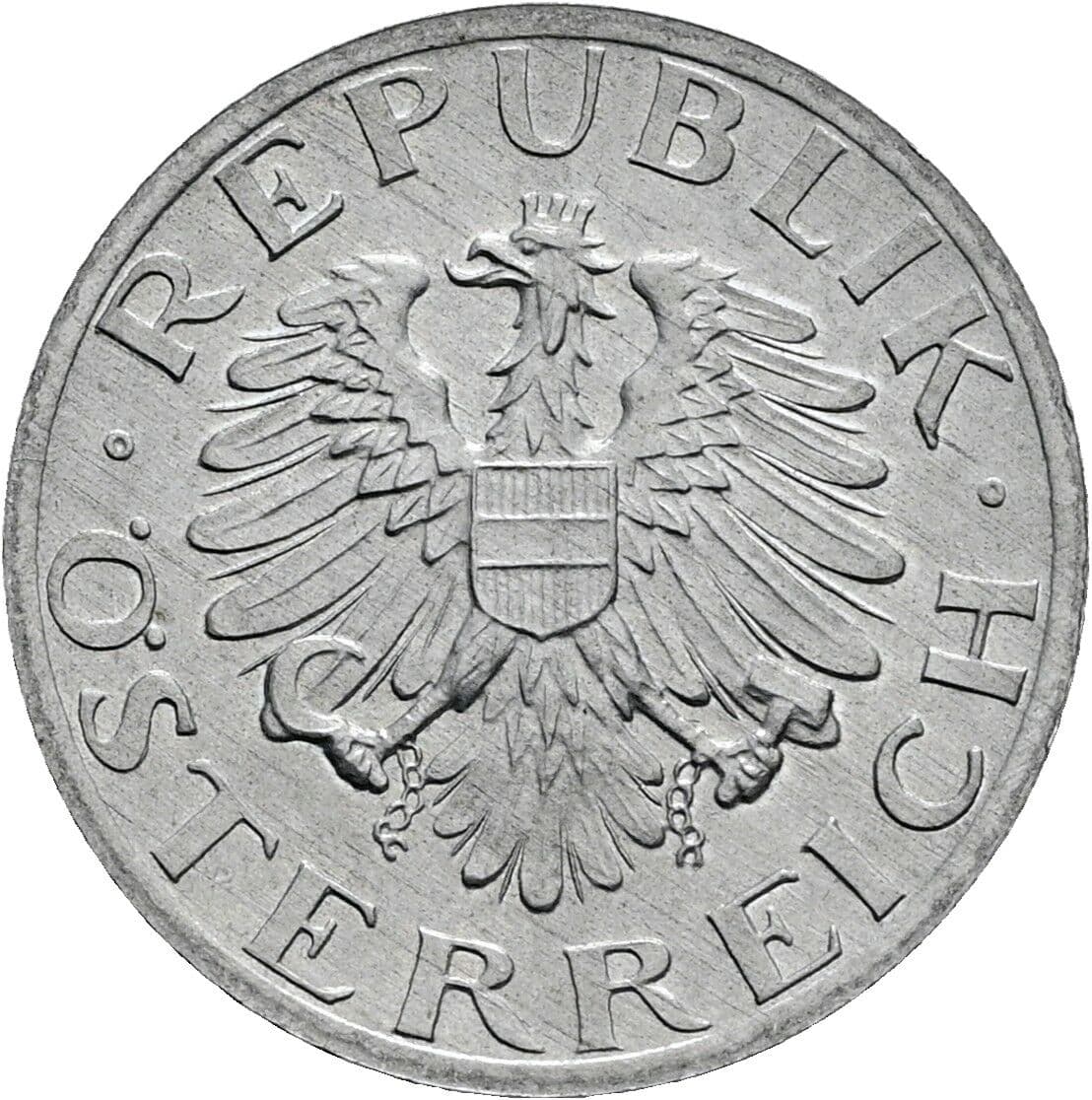 5 Groschen 1993, Wien – Rückseite