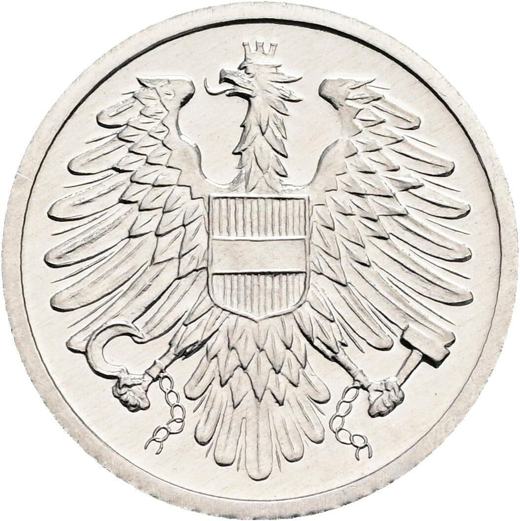 2 Groschen 1984 – Rückseite