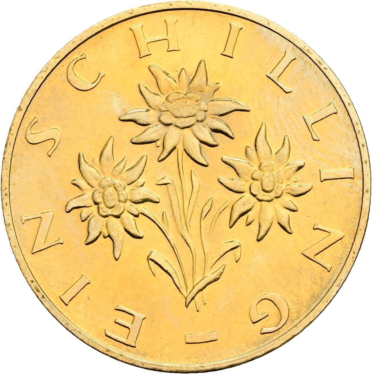 1 Schilling 1982 – Rückseite
