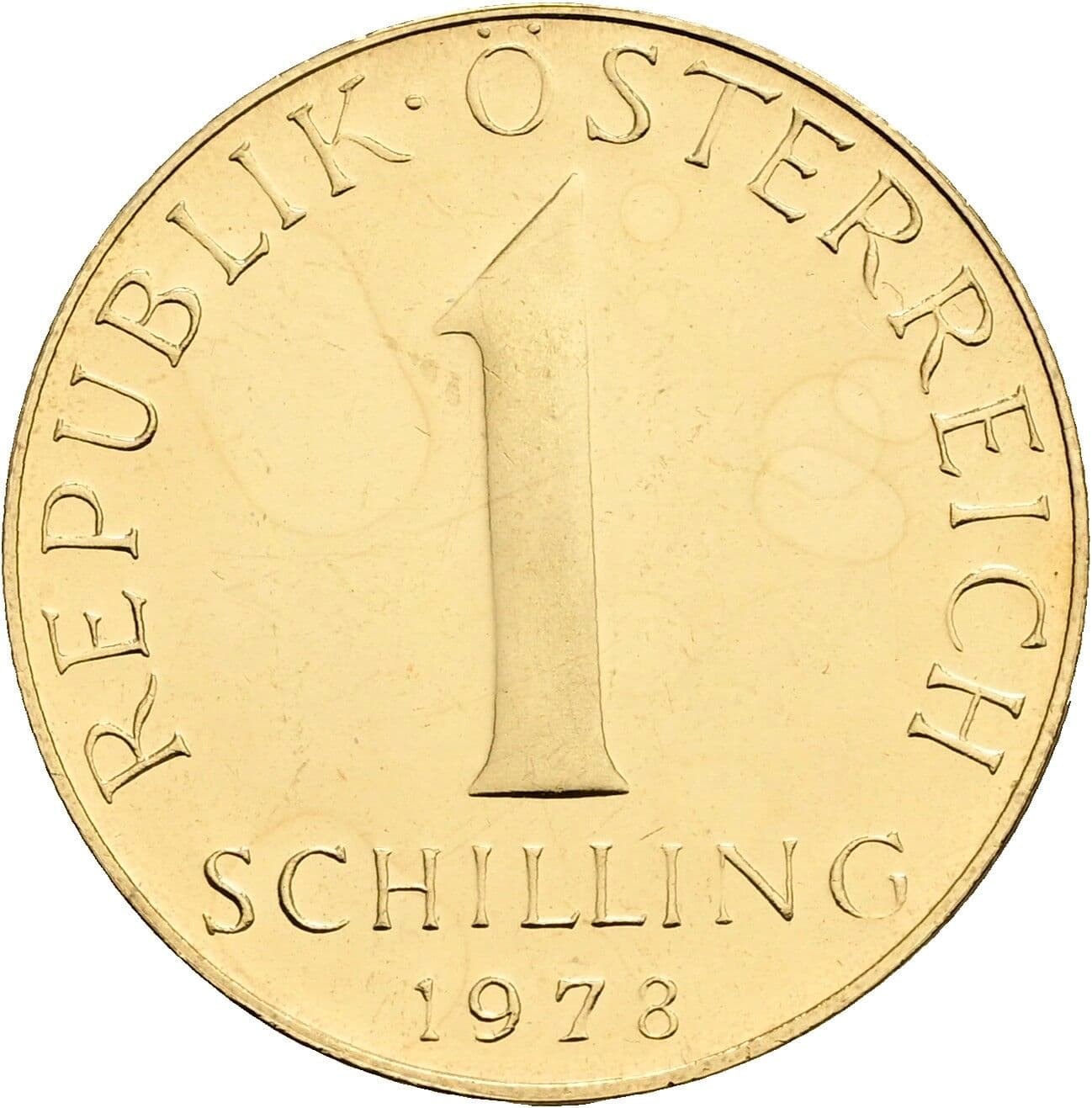 1 Schilling 1978 – Vorderseite