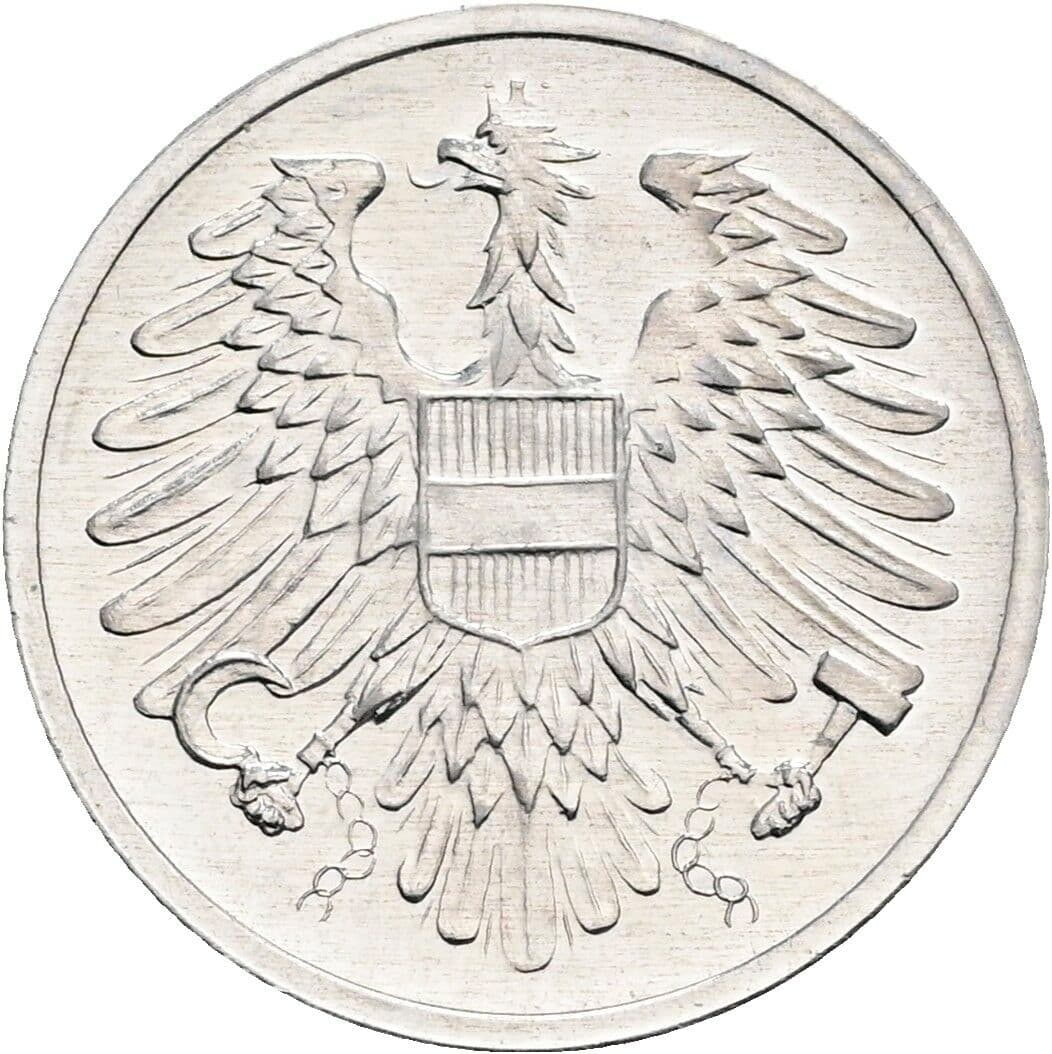 2 Groschen 1980 – Rückseite