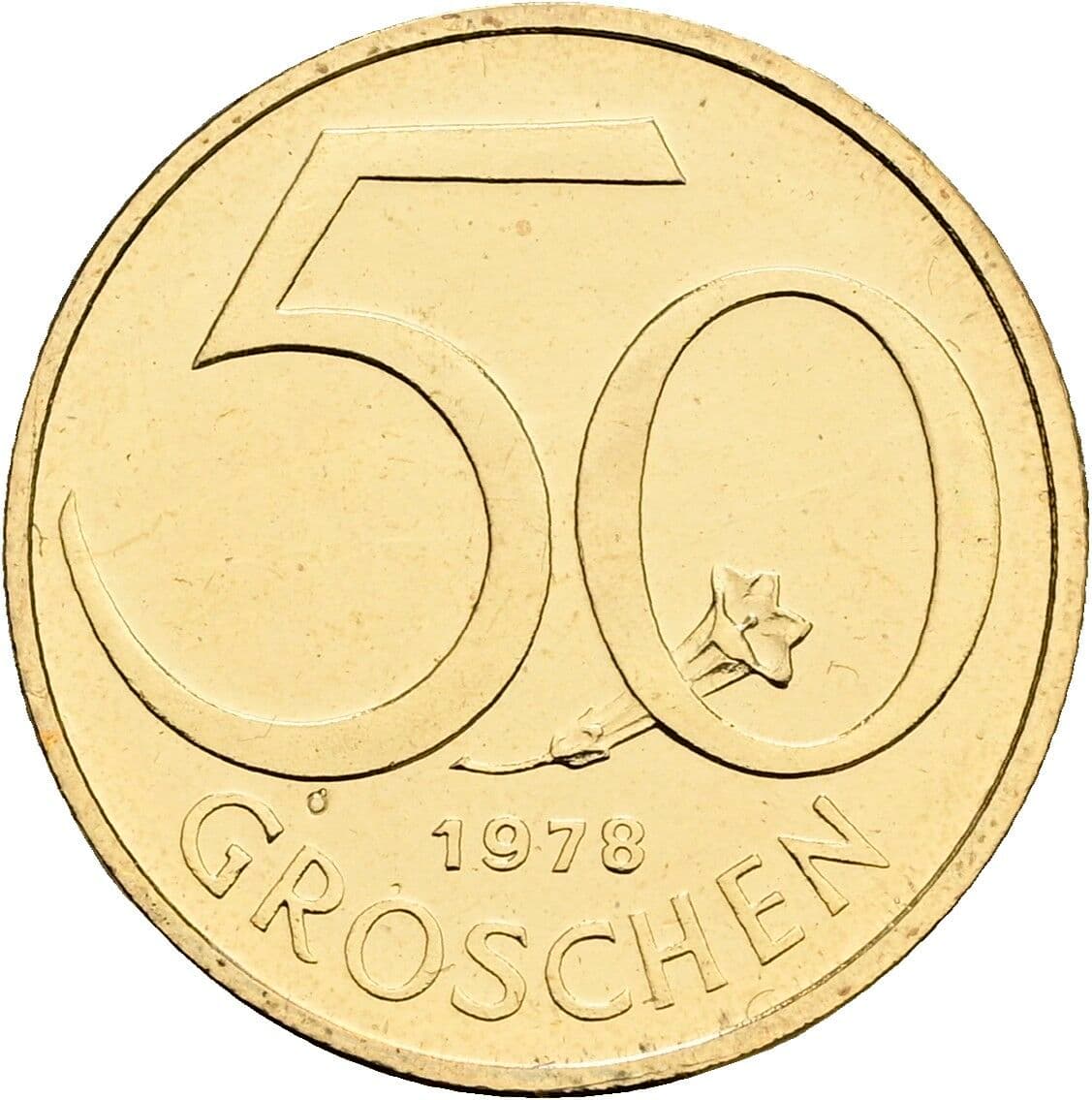 50 Groschen 1978 – Vorderseite