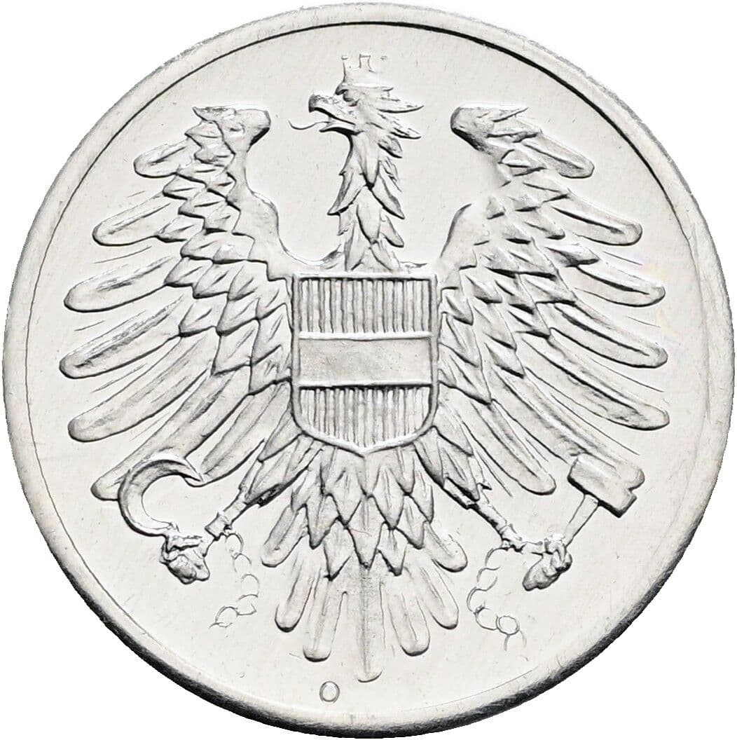 2 Groschen 1976 – Rückseite