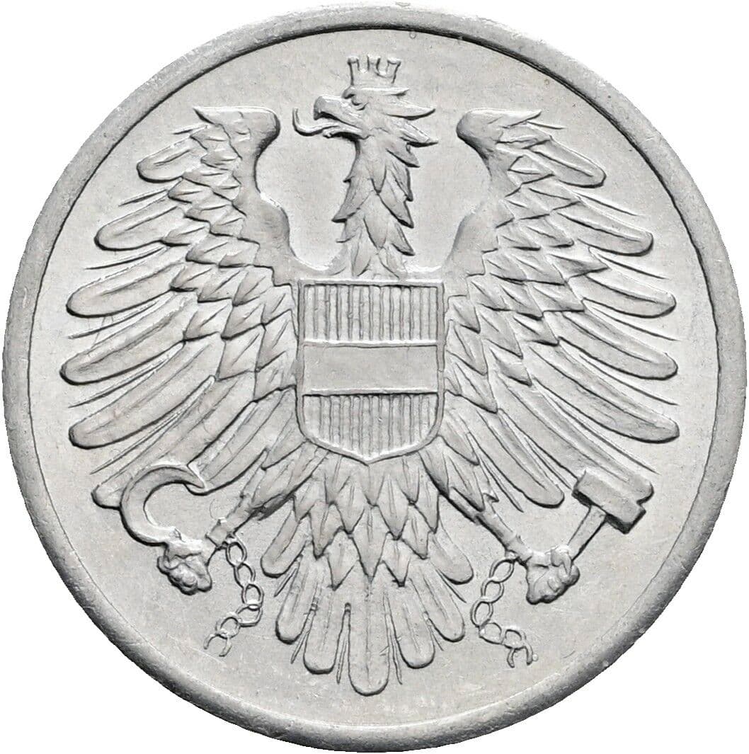 2 Groschen 1972 – Rückseite