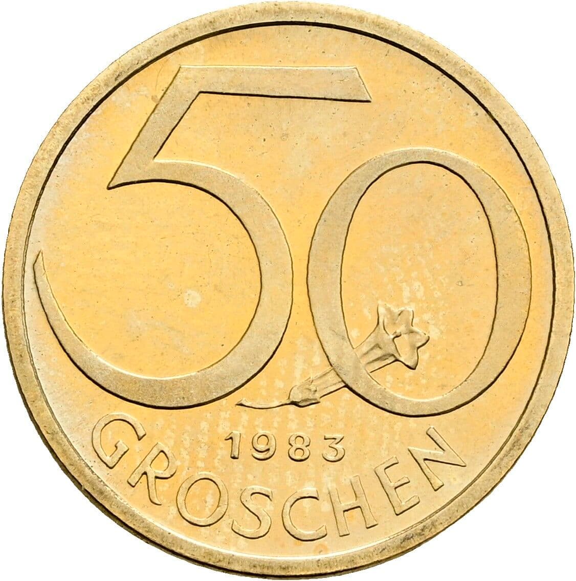 50 Groschen 1983 – Vorderseite
