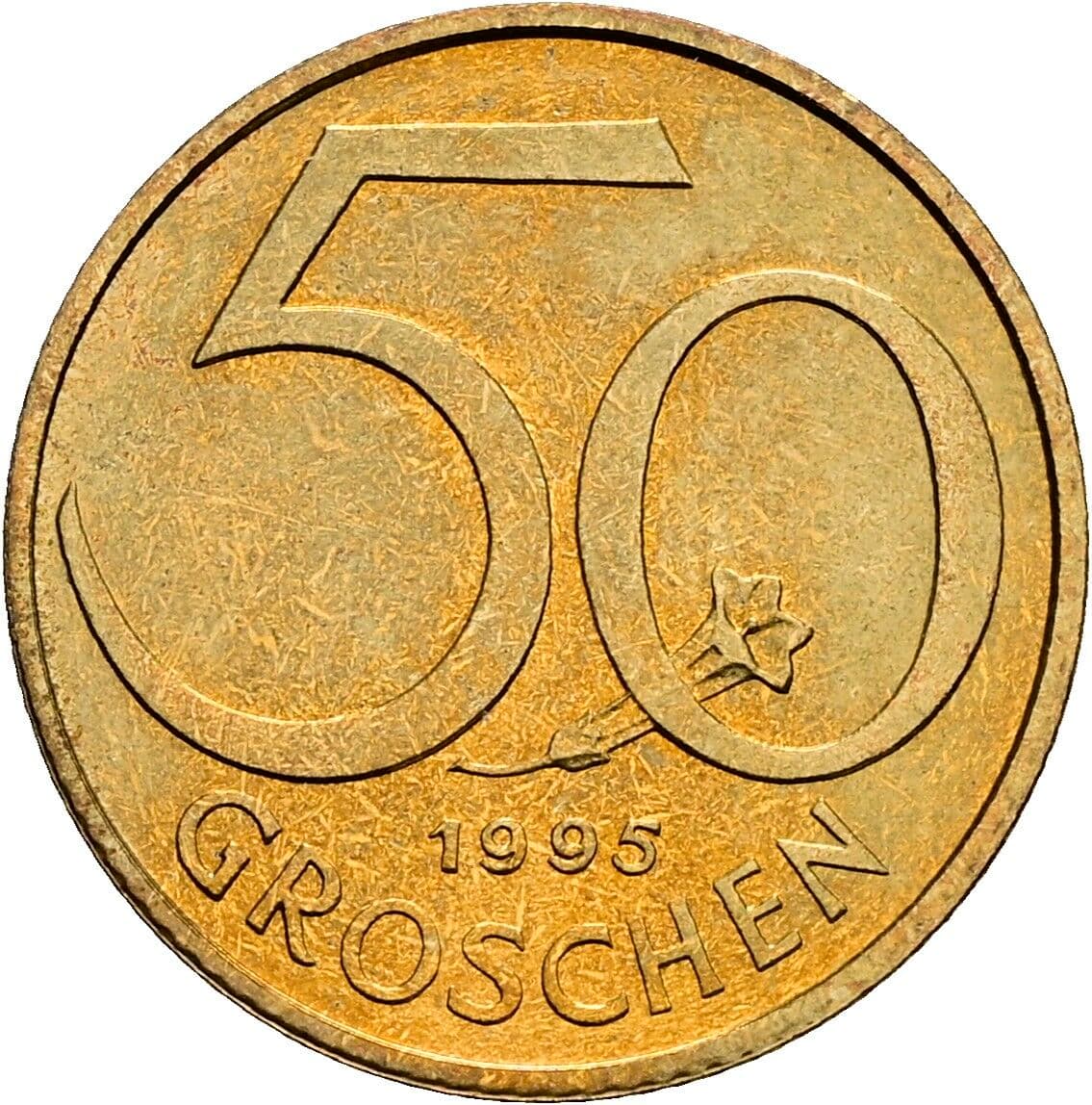 50 Groschen 1995 – Vorderseite