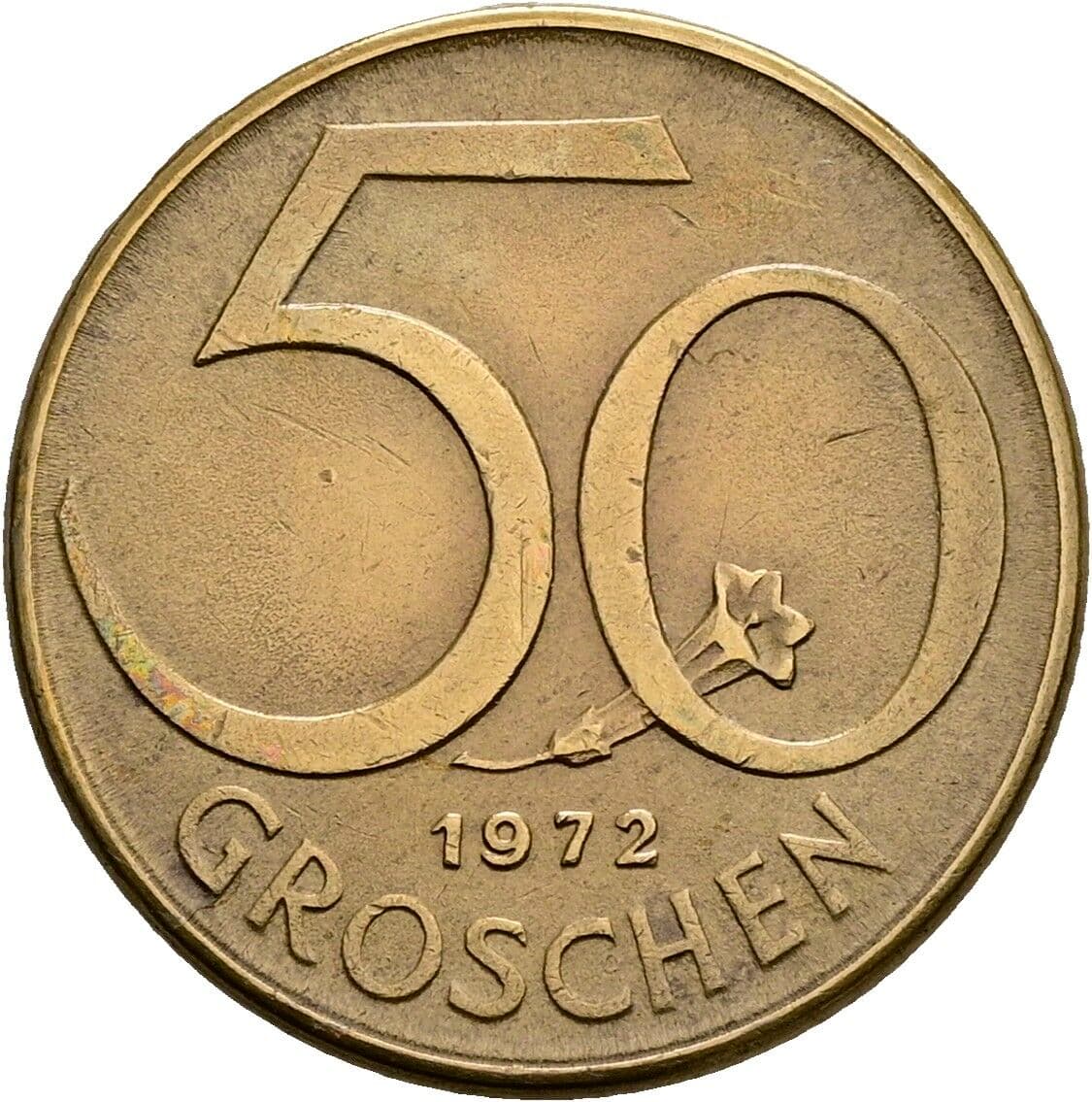 50 Groschen 1972 – Vorderseite