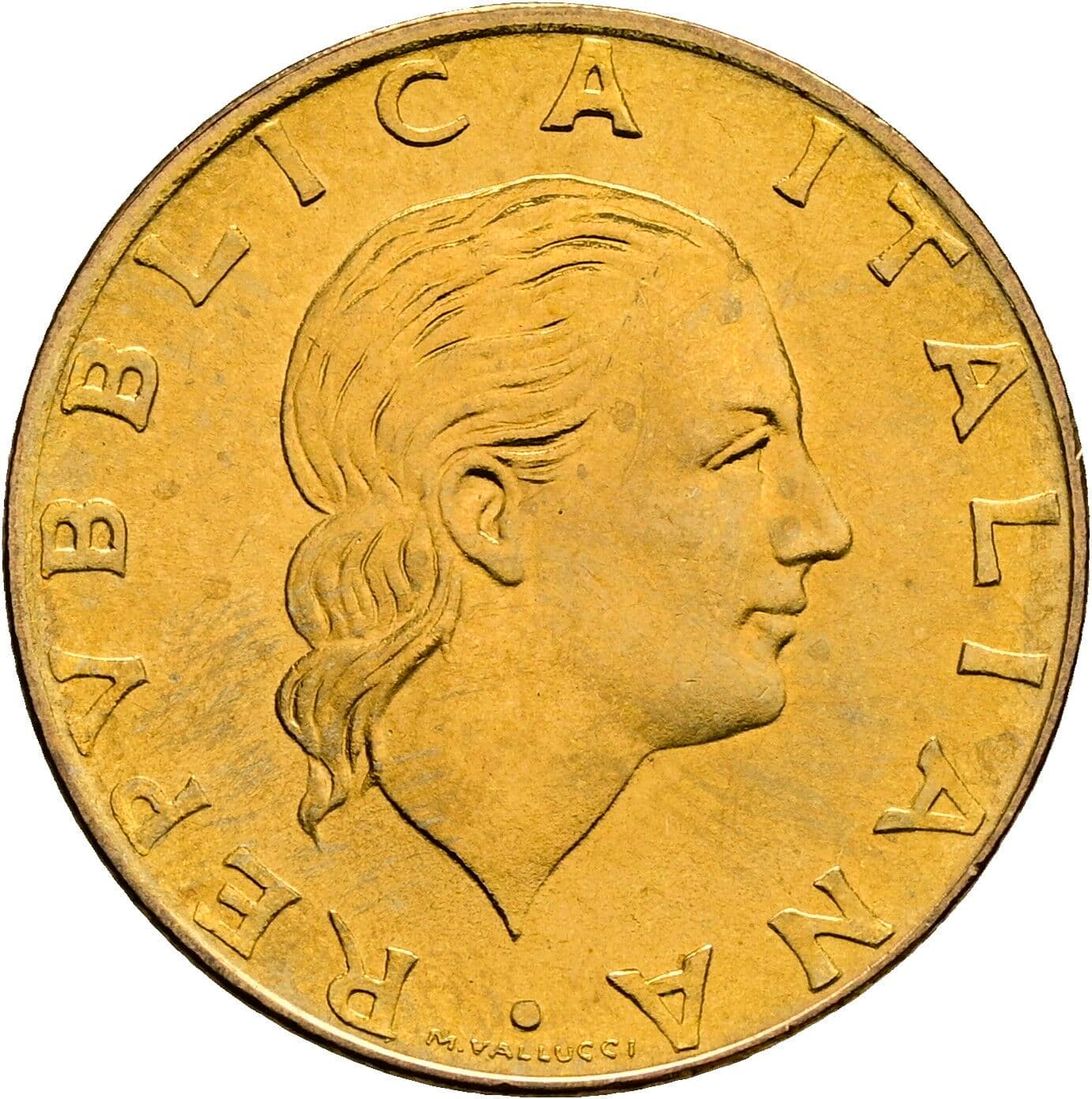 200 Lire 1992 – Vorderseite