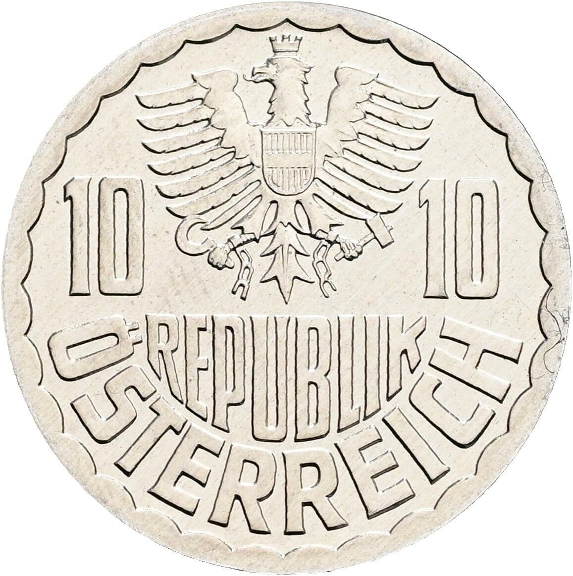 10 Groschen 1997 – Rückseite