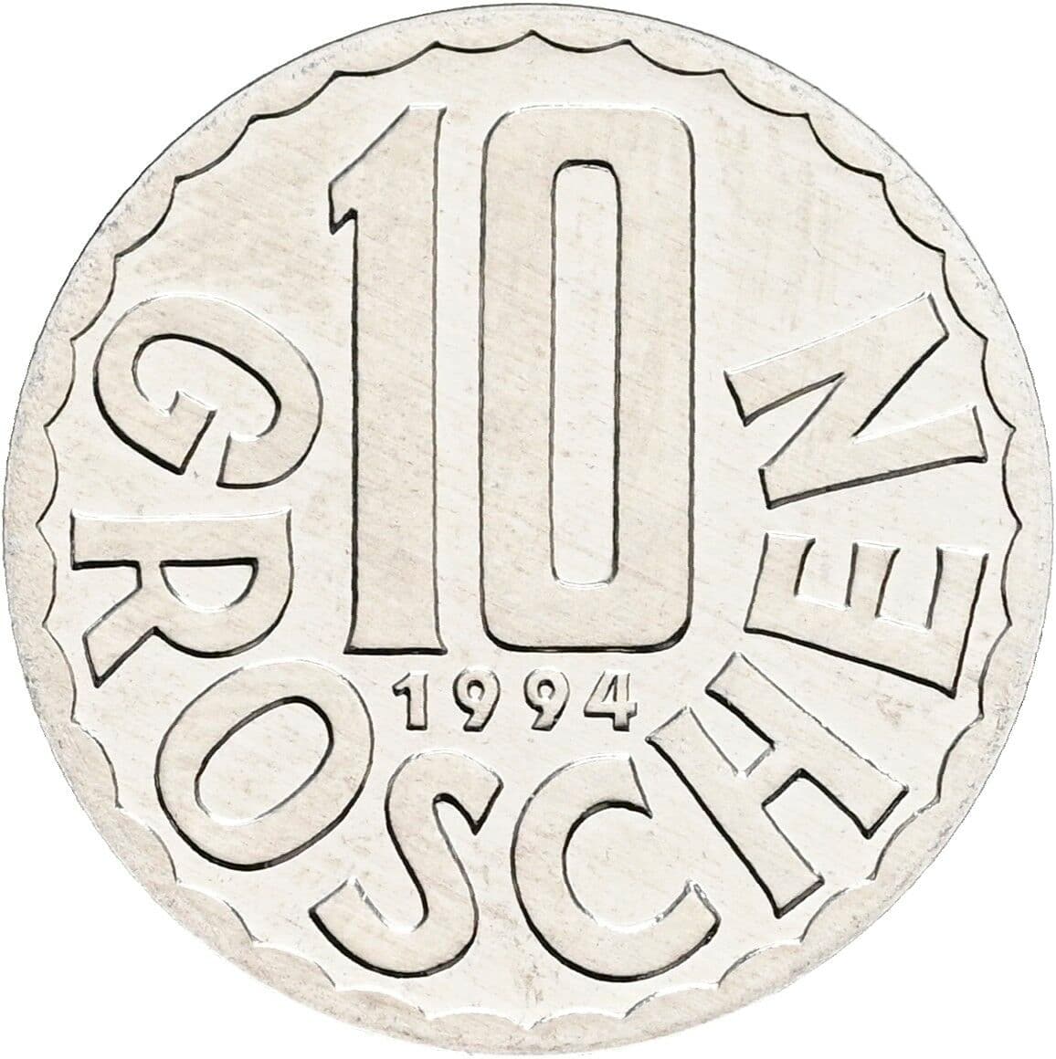 10 Groschen 1994 – Vorderseite