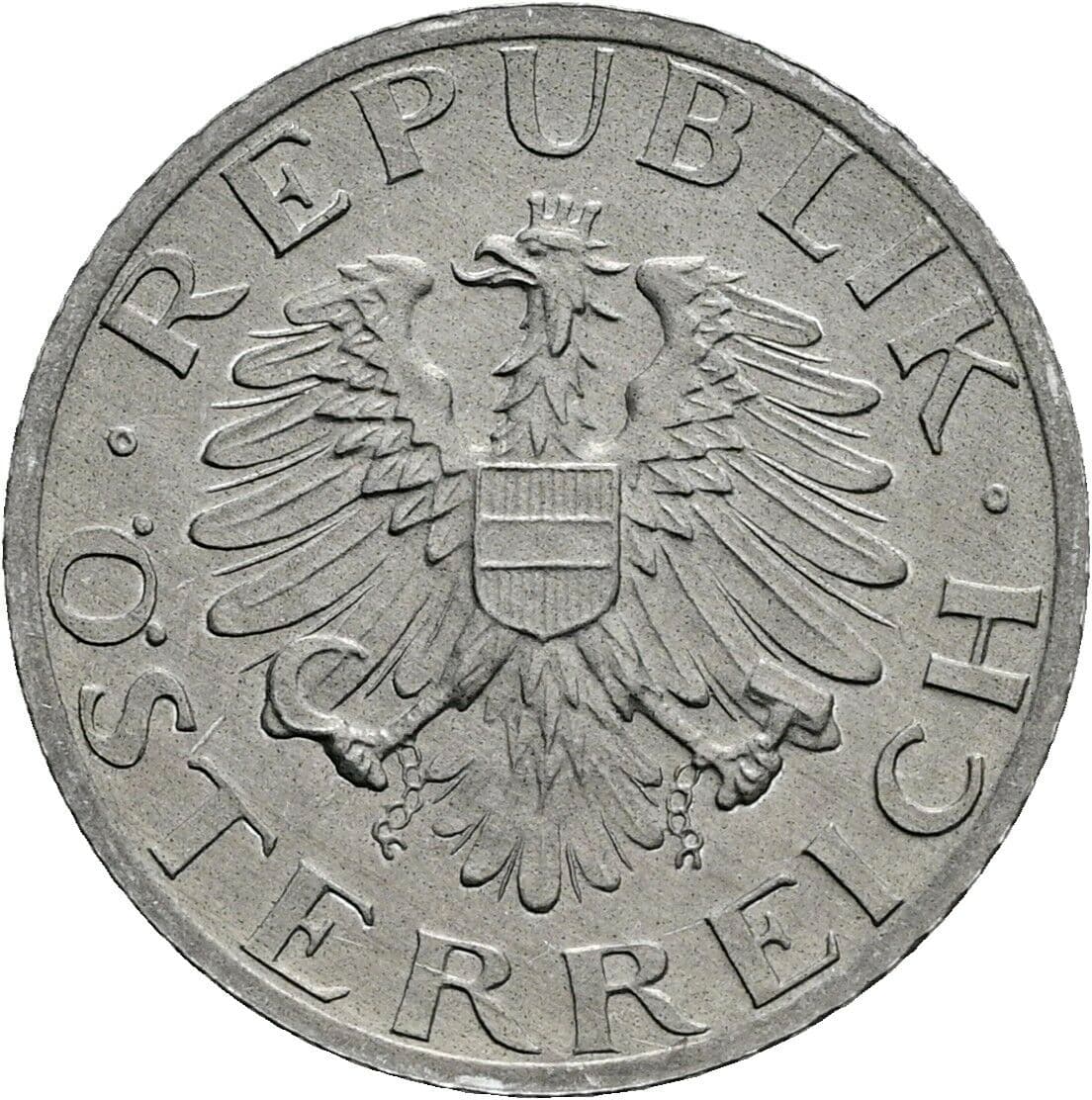 5 Groschen 1989 – Rückseite