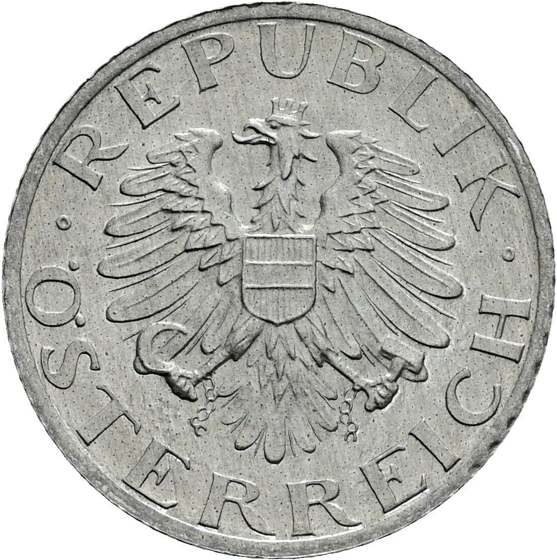 5 Groschen 1990 – Rückseite