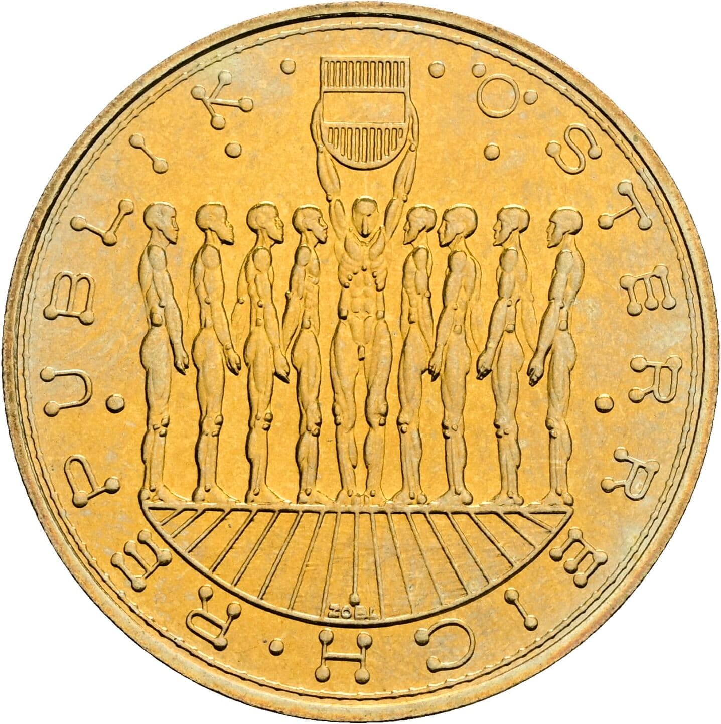 20 Schilling 1992 – Rückseite