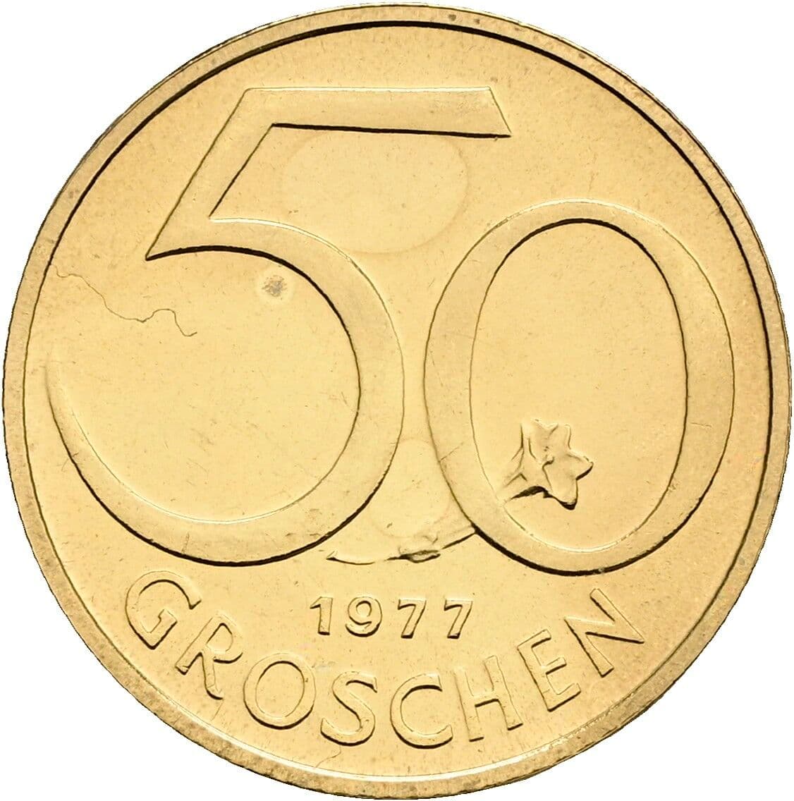 50 Groschen 1977 – Vorderseite