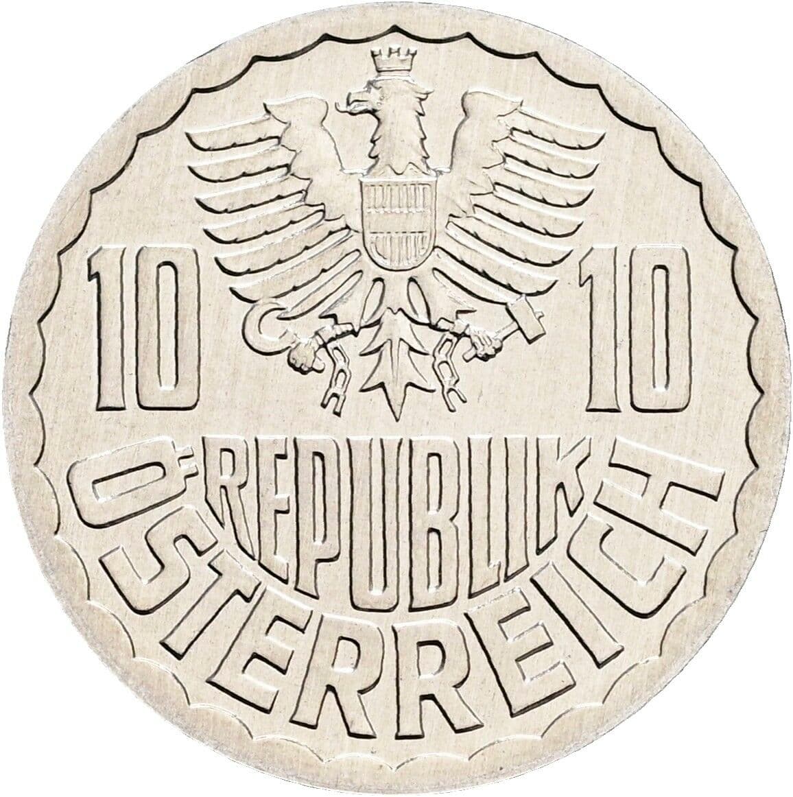 10 Groschen 1997 – Rückseite