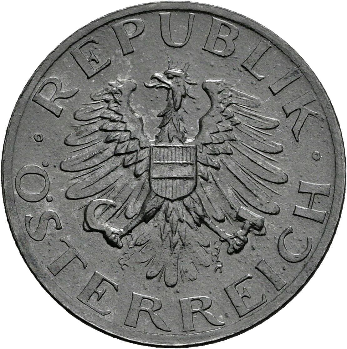 5 Groschen 1976 – Rückseite