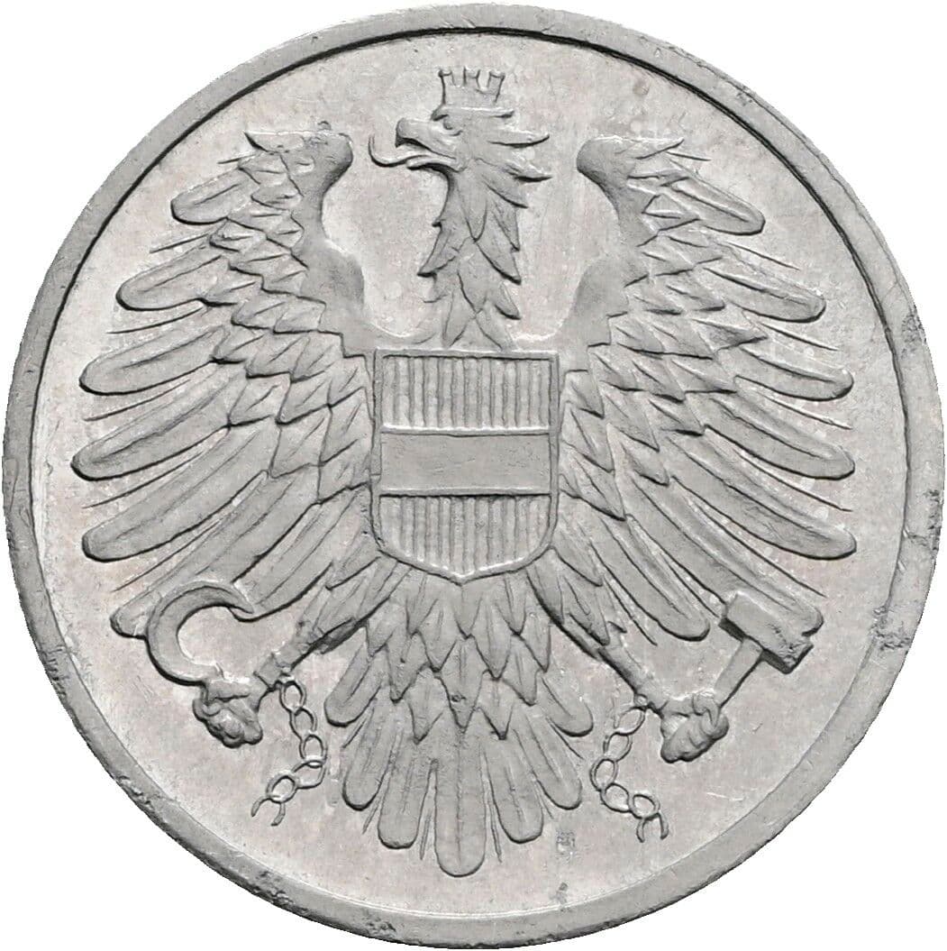 2 Groschen 1965 – Rückseite