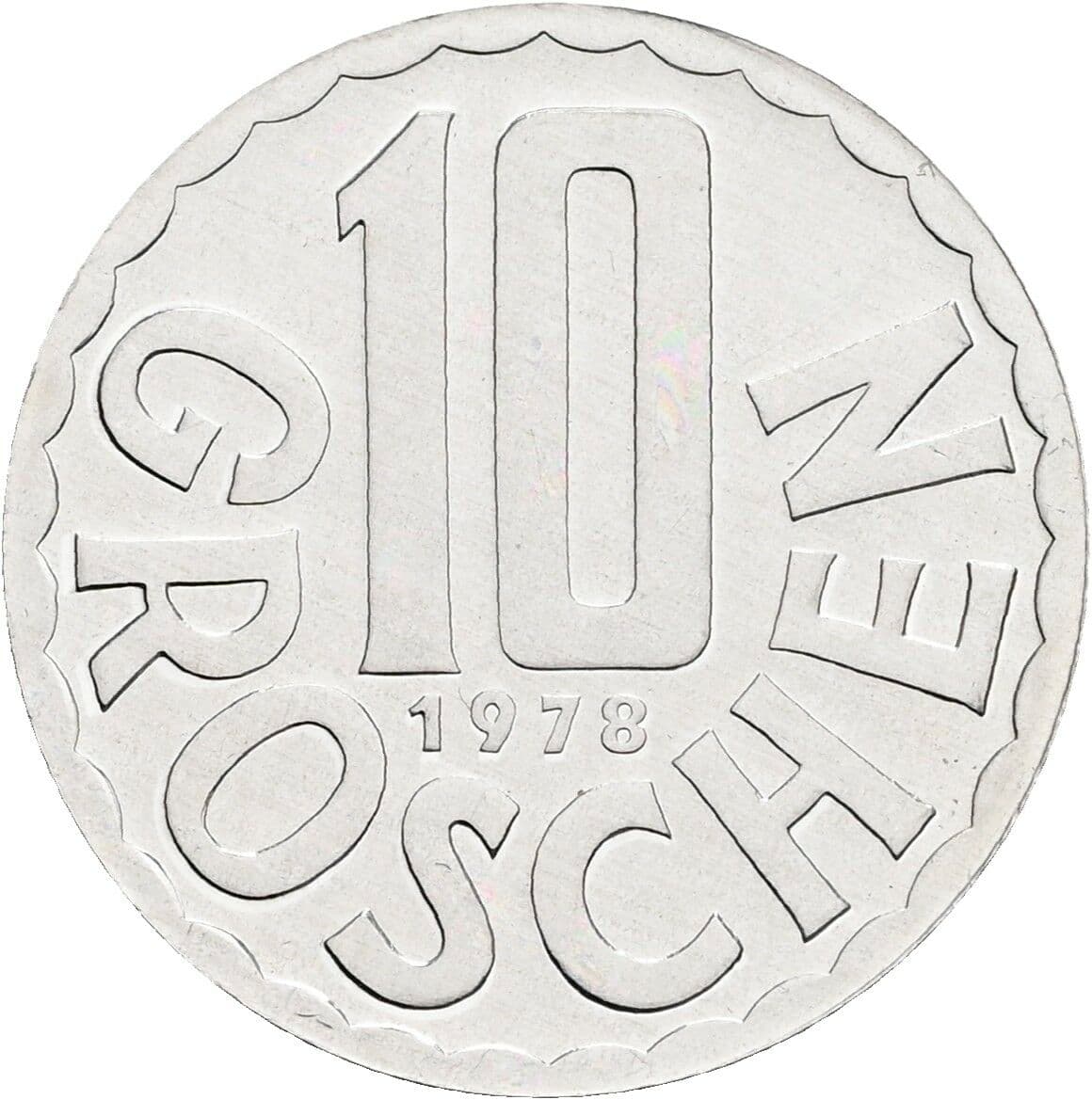 10 Groschen 1978 – Vorderseite