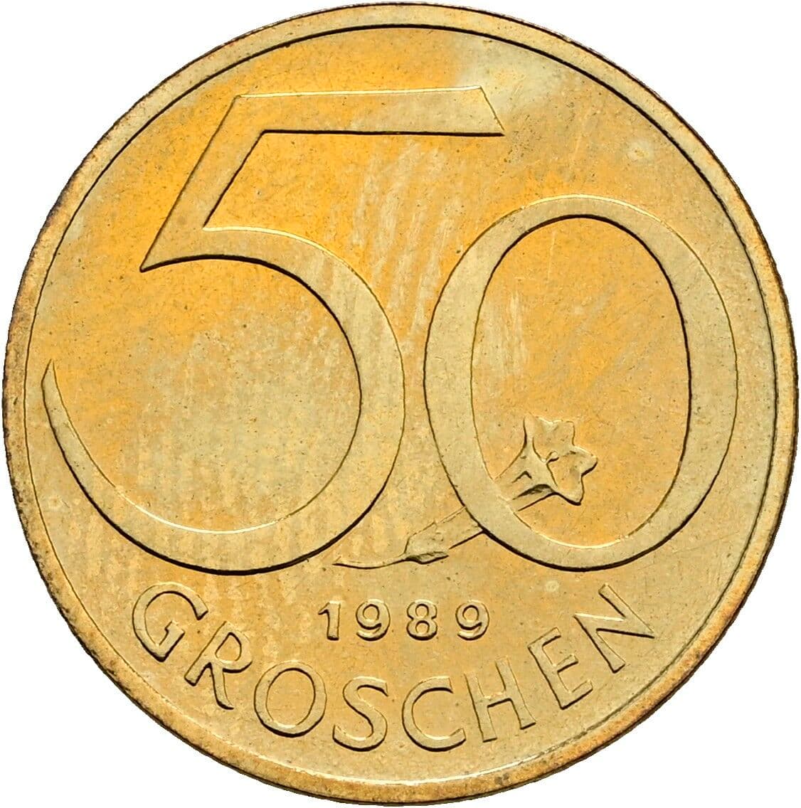 50 Groschen 1989 – Vorderseite